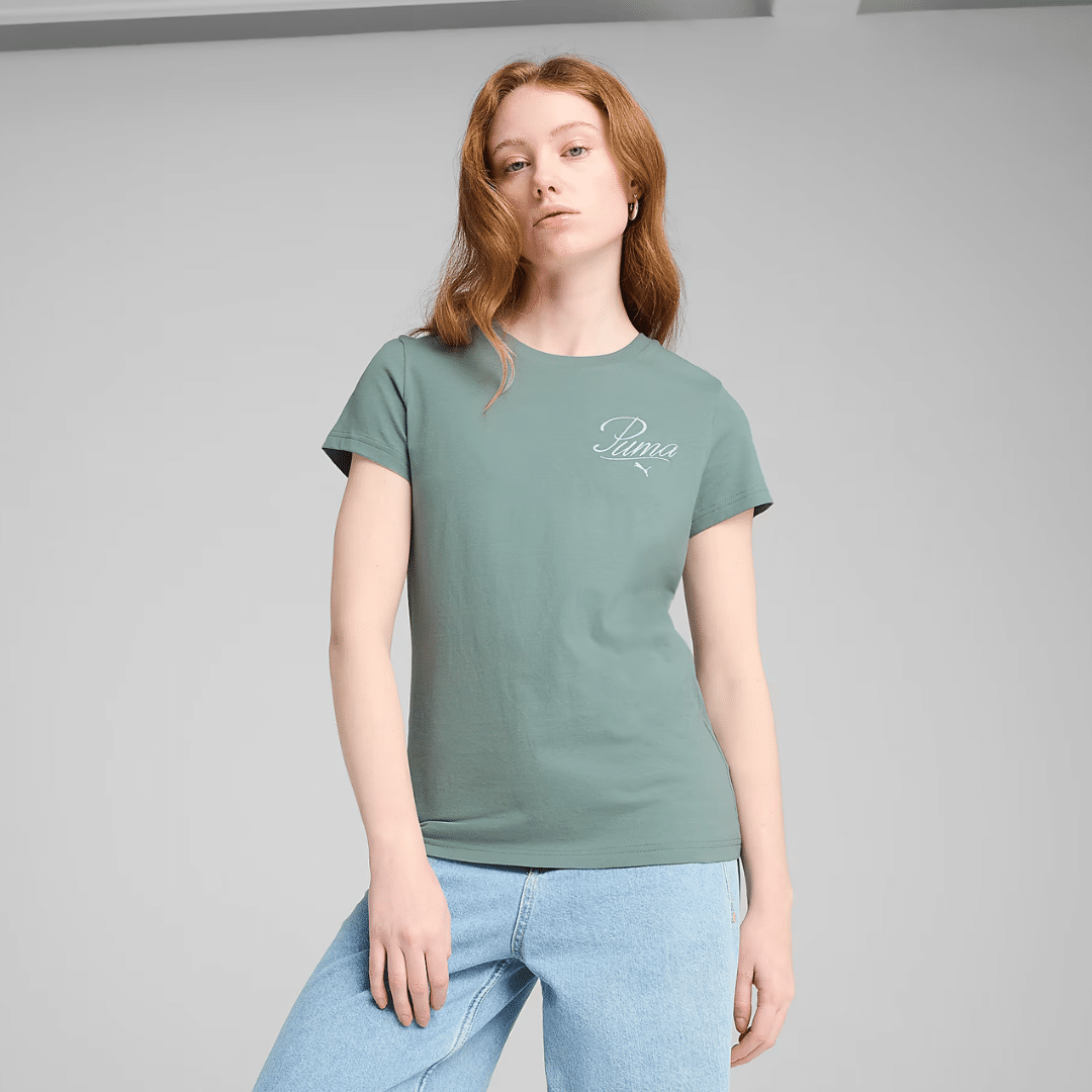 (W) PUMA T-SHIRT 982 SCRIPT