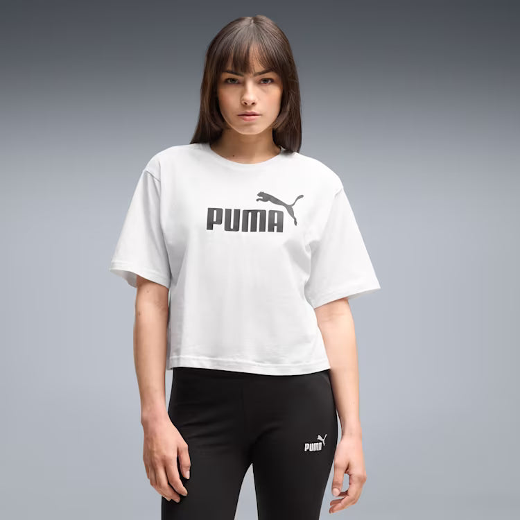 (W)PUMA SHIRT 972 CAT CROP RLX