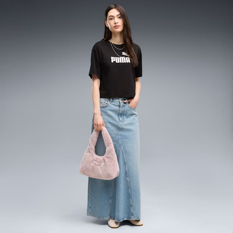 (W)PUMA SHIRT 972 CAT CROP RLX