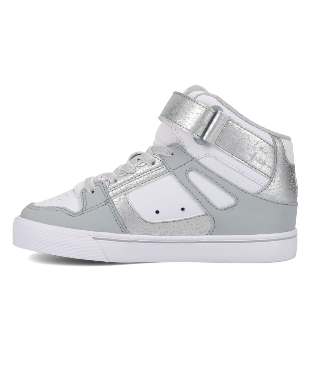 SCARPE DC HIGH SILVER