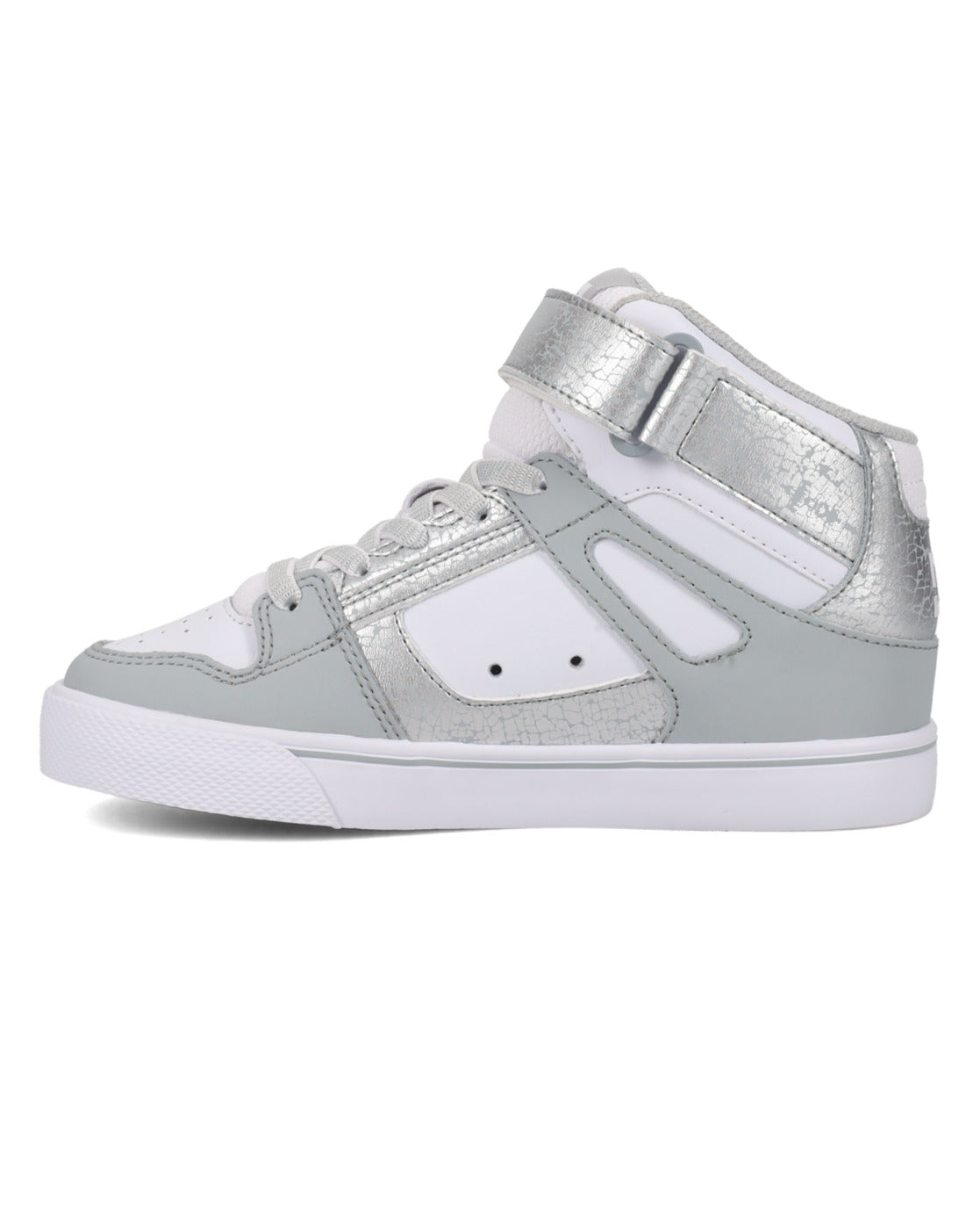 SCARPE DC HIGH SILVER