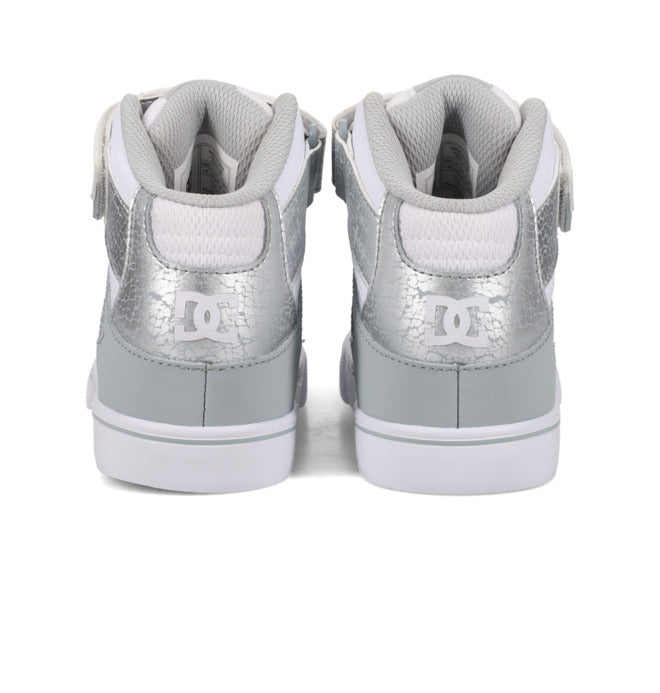 SCARPE DC HIGH SILVER