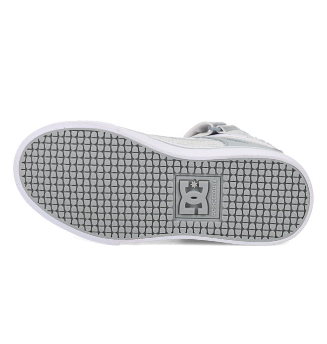 SCARPE DC HIGH SILVER