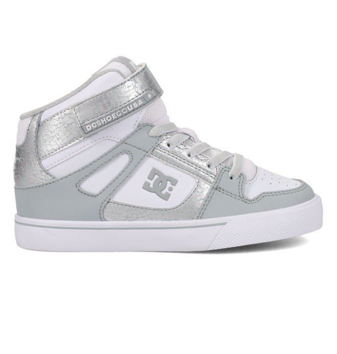 SCARPE DC HIGH SILVER