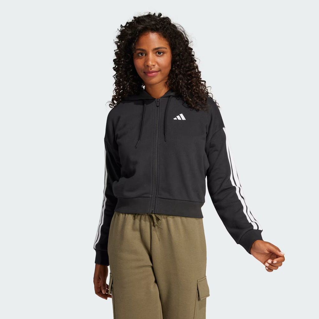 FELPA ADIDAS CROP CAPPUCCIO