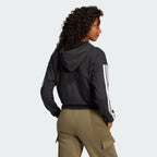 FELPA ADIDAS CROP CAPPUCCIO