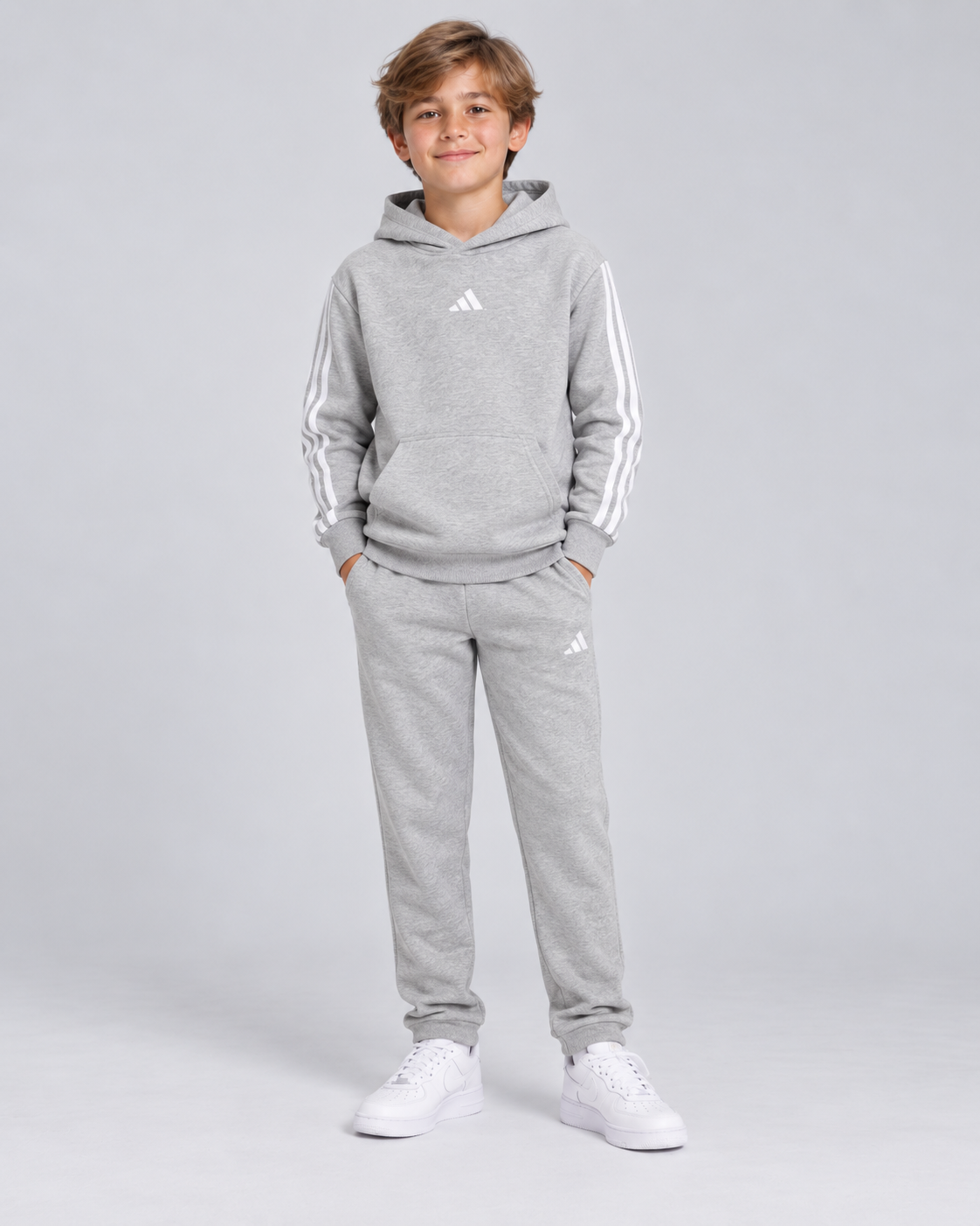 TUTA ADIDAS CON CAPPUCCIO